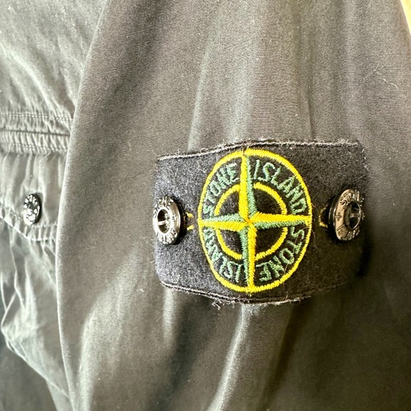 NWT Stone Island Junior Kids Black Cotton Jacket Size 12Y - Picture 10 of 16